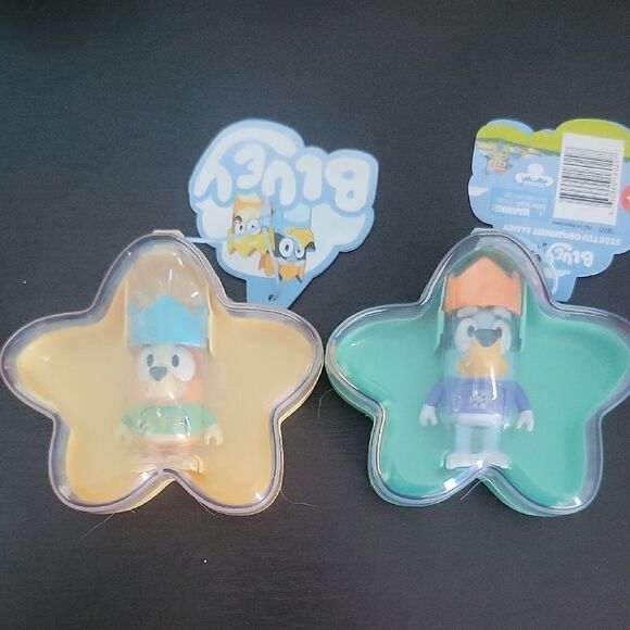 Bluey Toy Star Ornament Figure Set - Picture 2 of 7